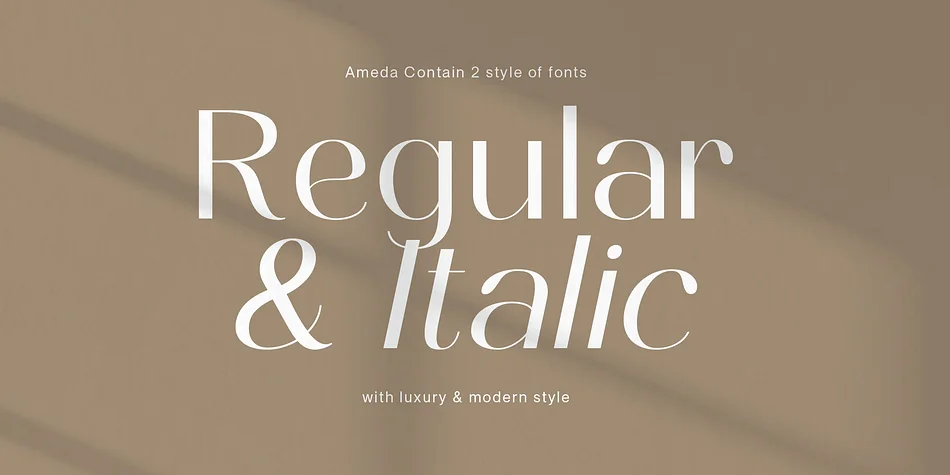 Ameda by Craft Supply Co. — Decorative Font — thumbnail 3