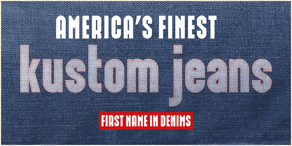 America Line by Kustomtype — Display Font — thumbnail 3