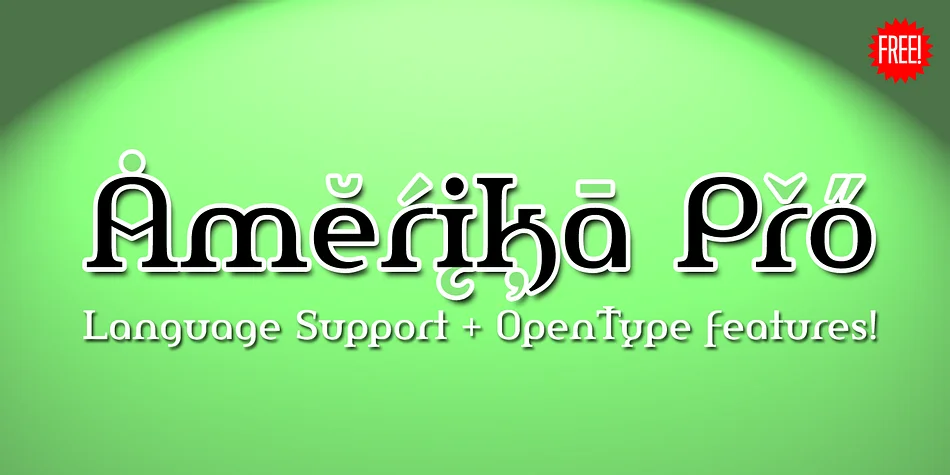 Amerika Pro by CheapProFonts — Display Font