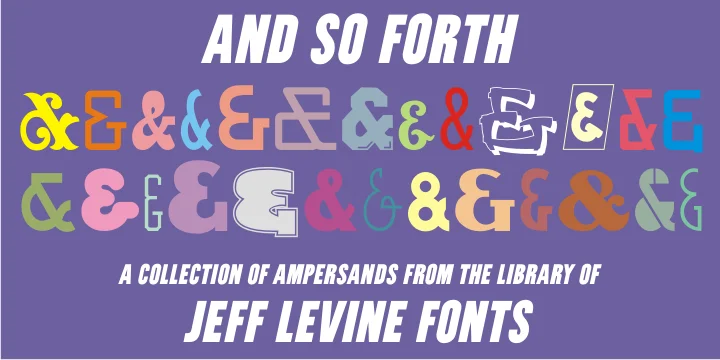 And So Forth JNL by Jeff Levine Fonts — Dingbats Font
