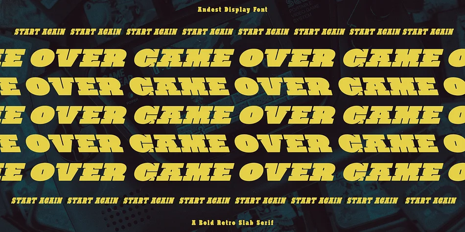 Andest by Indotype Foundry — Display Font — thumbnail 5