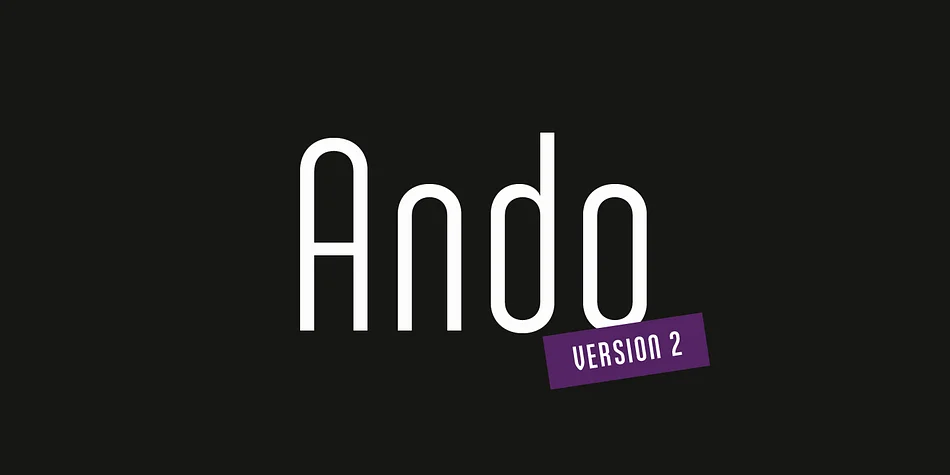 Ando by JCfonts — Display Font