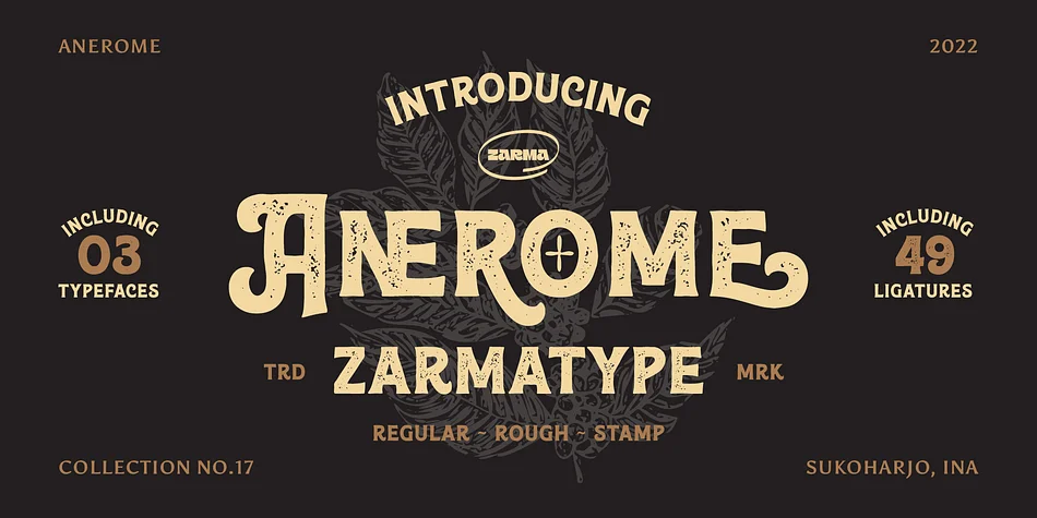 Anerome by Zarma Type — Display Font