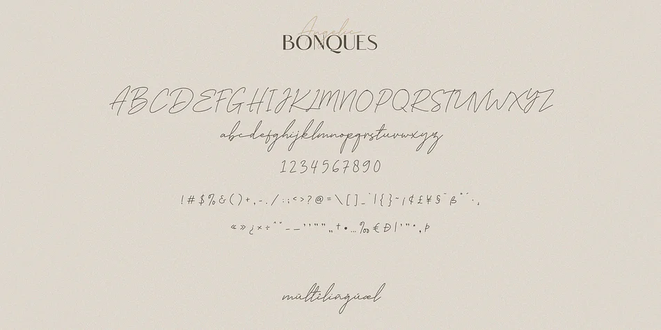Angelic Bonques by Craft Supply Co. — Display Font — thumbnail 4