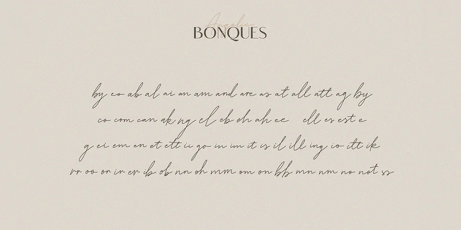 Angelic Bonques by Craft Supply Co. — Display Font — thumbnail 5