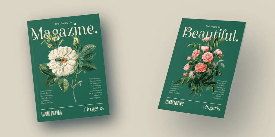 Angeris by Craft Supply Co. — Decorative Font — thumbnail 5