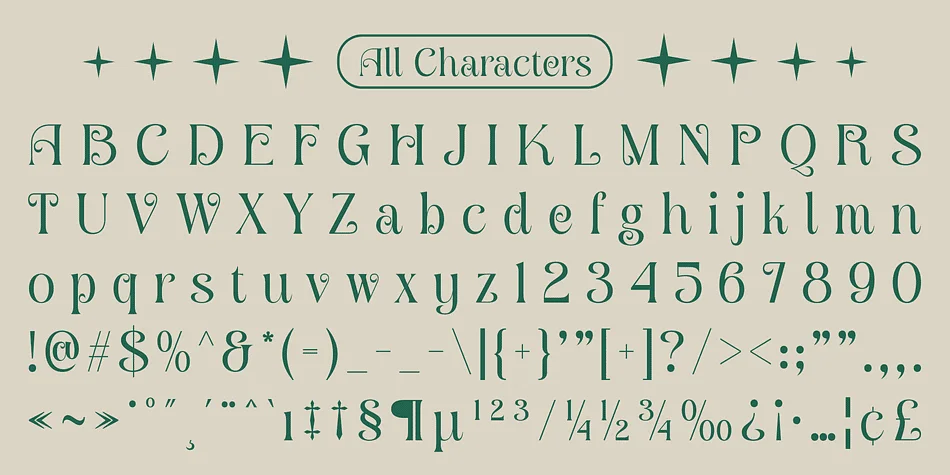 Angeris by Craft Supply Co. — Decorative Font — thumbnail 6