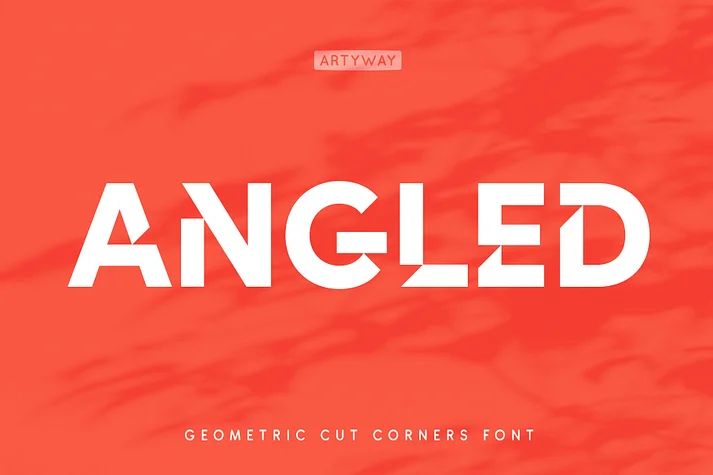 Angled by Artyway — Display Font
