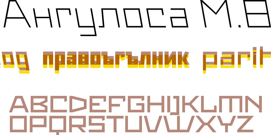 Angulosa M.8 by ingoFonts — Display Font — thumbnail 2
