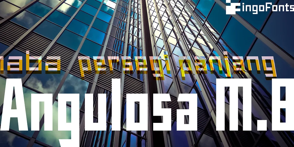 Angulosa M.8 by ingoFonts — Display Font — thumbnail 3