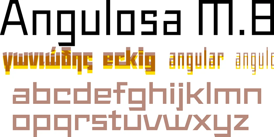 Angulosa M.8 by ingoFonts — Display Font — thumbnail 4