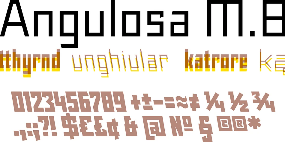 Angulosa M.8 by ingoFonts — Display Font — thumbnail 6