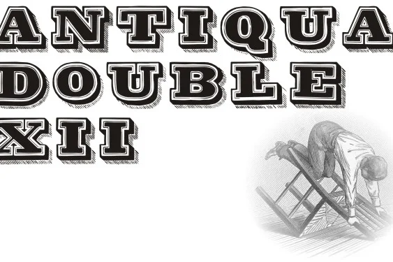 AntiquaDouble12 by Intellecta Design — Decorative Font