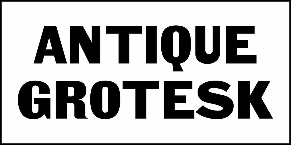 Antique Grotesk JNL by Jeff Levine Fonts — Display Font — thumbnail 2