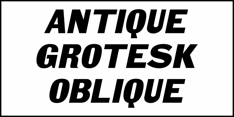 Antique Grotesk JNL by Jeff Levine Fonts — Display Font — thumbnail 4