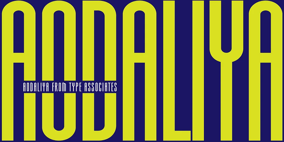 Aodaliya by Type Associates — Display Font