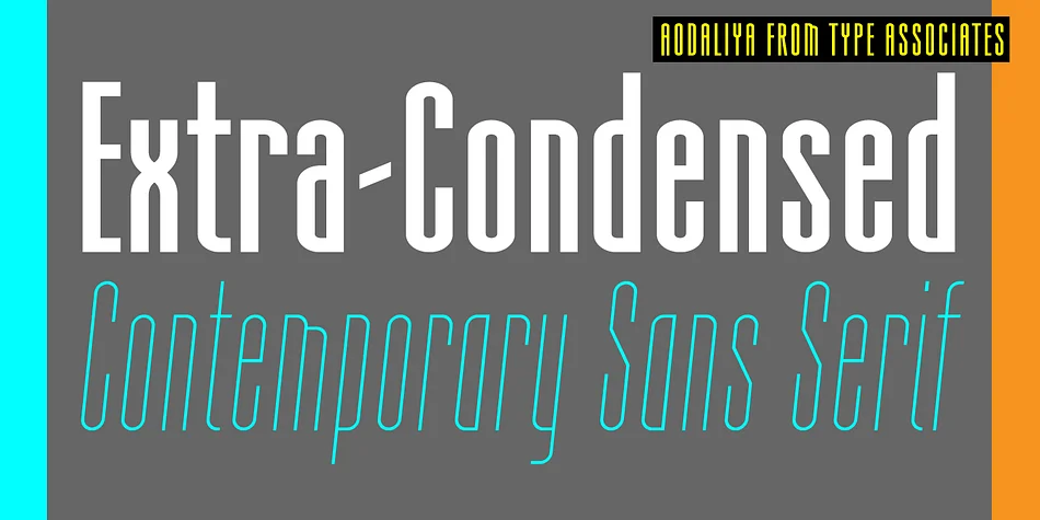 Aodaliya by Type Associates — Display Font — thumbnail 4