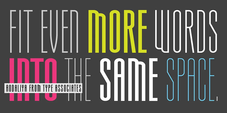 Aodaliya by Type Associates — Display Font — thumbnail 5