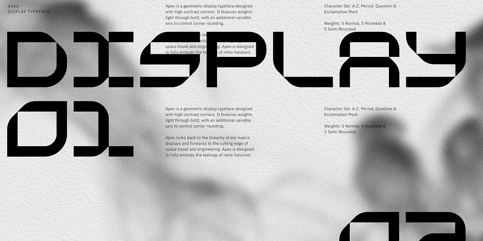 APEX by Studio Few — Display Font