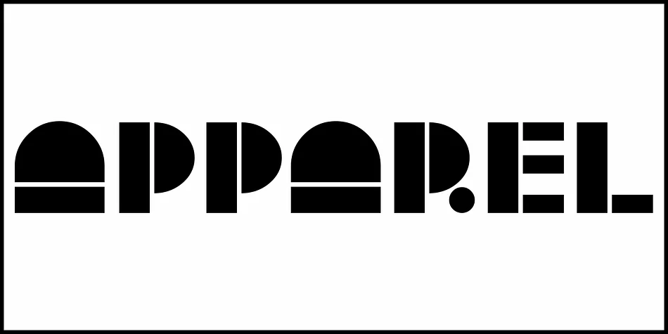 APPAREL JNL by Jeff Levine Fonts — Decorative Font — thumbnail 2