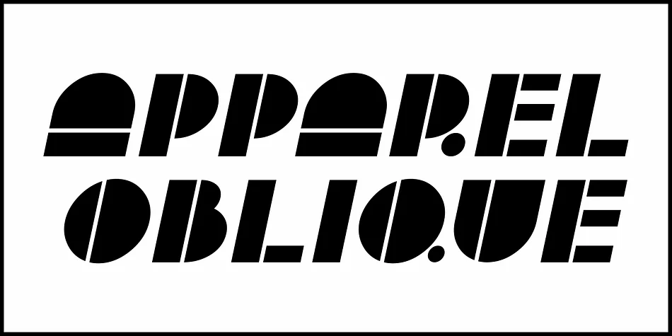 APPAREL JNL by Jeff Levine Fonts — Decorative Font — thumbnail 4