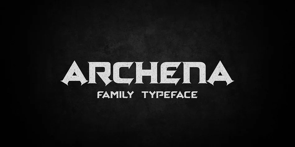 ARCHENA by Tama Putra — Display Font