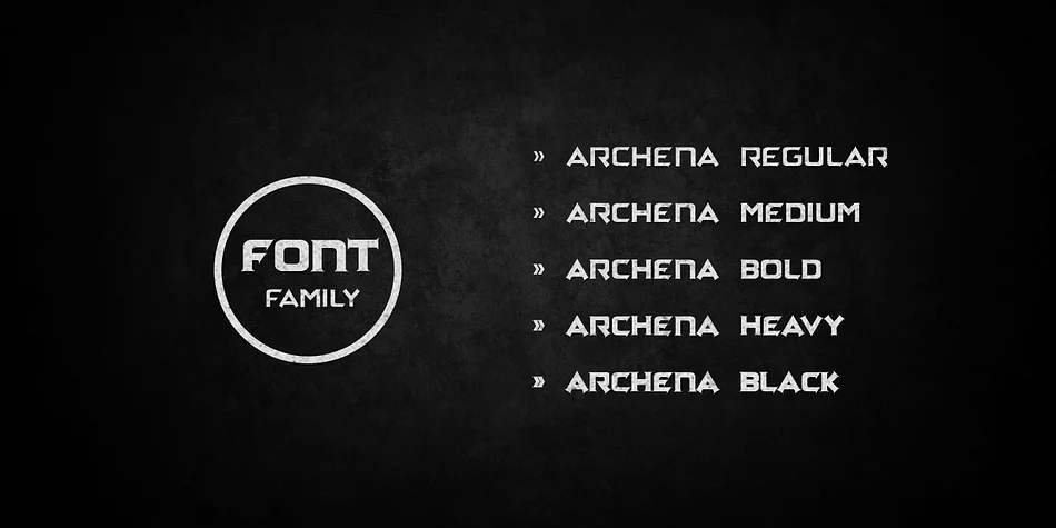 ARCHENA by Tama Putra — Display Font — thumbnail 2