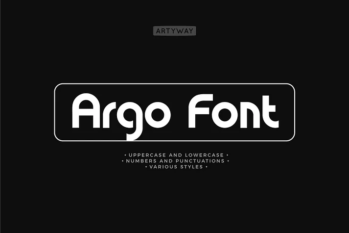 Argo by Artyway — Display Font