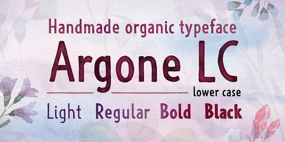 Argone LC by Graphite β Display Font