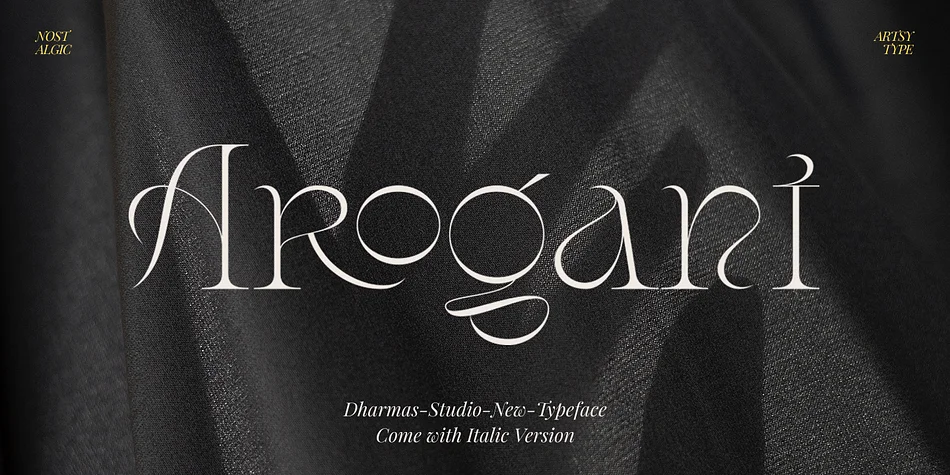 Arogant by Dharmas Studio — Display Font