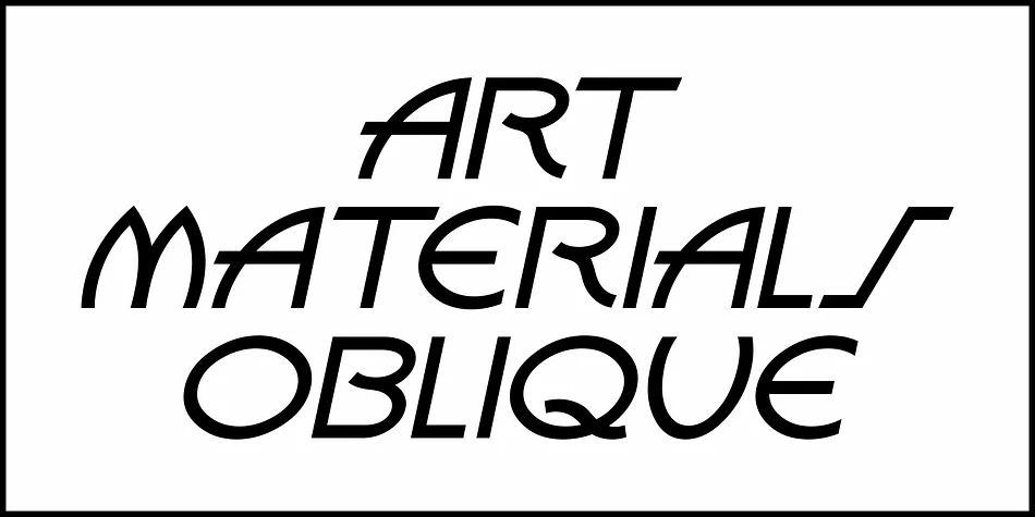 ART MATERIALS JNL by Jeff Levine Fonts — Display Font — thumbnail 4