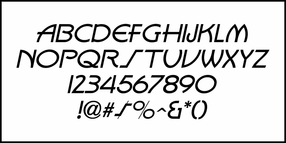 ART MATERIALS JNL by Jeff Levine Fonts — Display Font — thumbnail 5