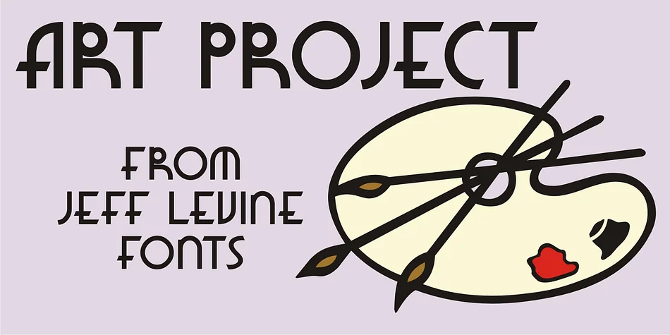 ART PROJECT JNL by Jeff Levine Fonts — Decorative Font