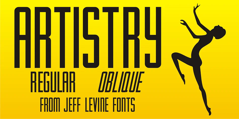 ARTISTRY JNL by Jeff Levine Fonts — Display Font