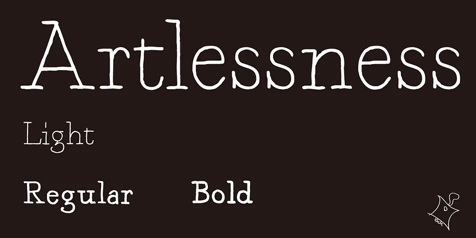 Artlessness by sugargliderz β Decorative Font