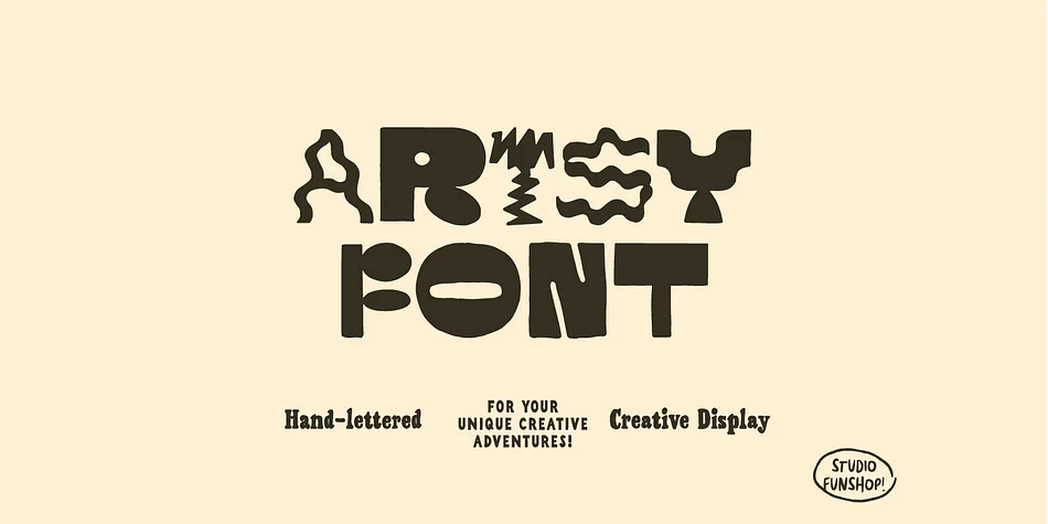 Artsy by Studio Funshop — Display Font