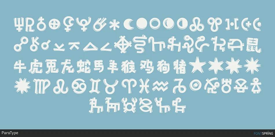 Astera by ParaType — Dingbats Font
