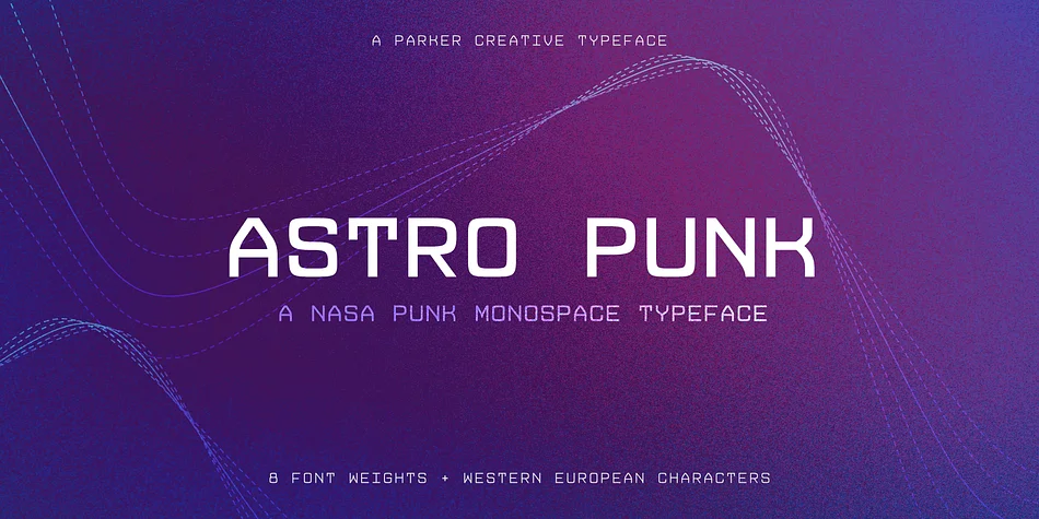 ASTRO PUNK by Parker Creative — Display Font