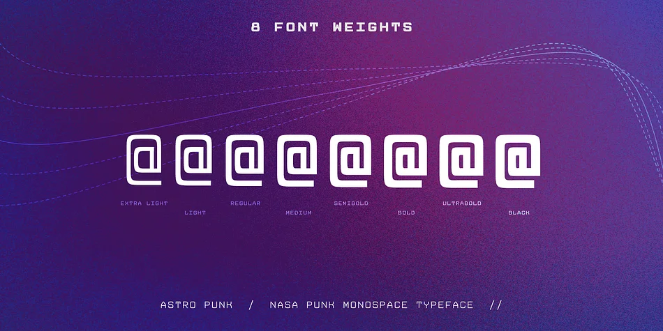 ASTRO PUNK by Parker Creative — Display Font — thumbnail 2