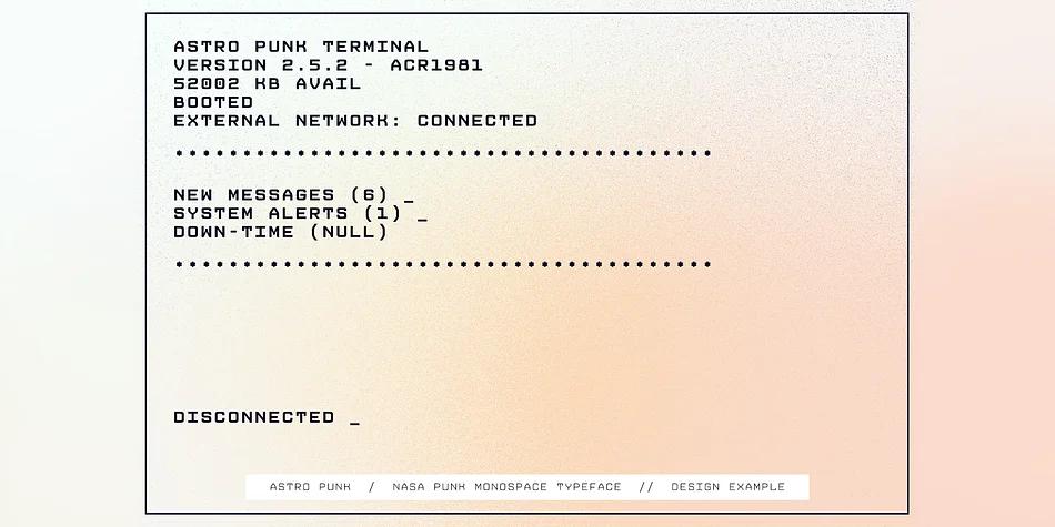 ASTRO PUNK by Parker Creative — Display Font — thumbnail 9
