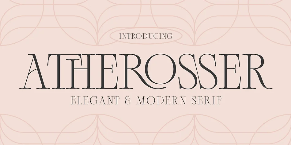 Atherosser by Mokatype Studio β Decorative Font