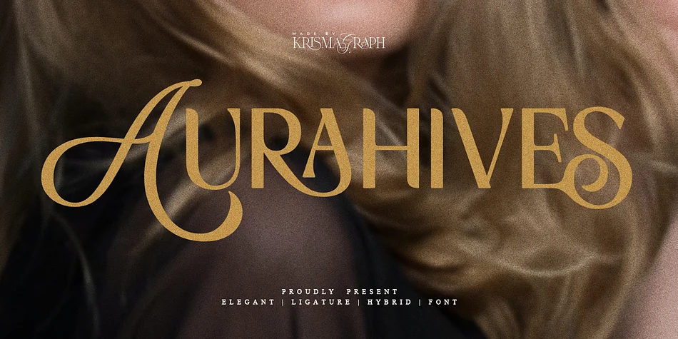 Aurahives by Krismagraph — Display Font