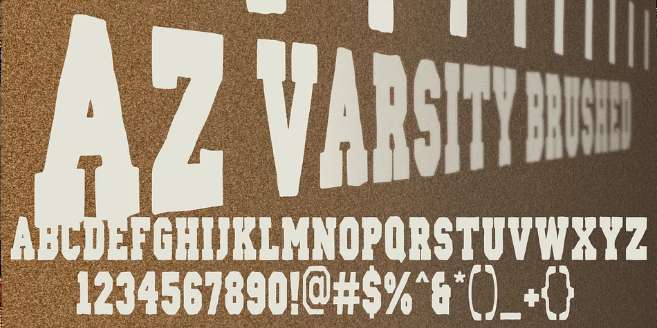 AZ VARSITY by Artist of Design — Decorative Font