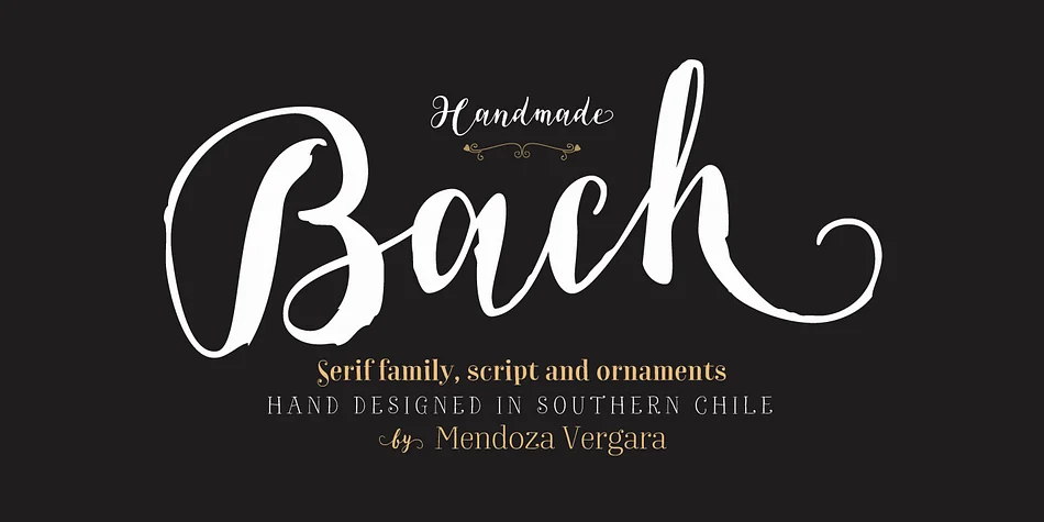 Bach by Los Andes Type — Dingbats Font