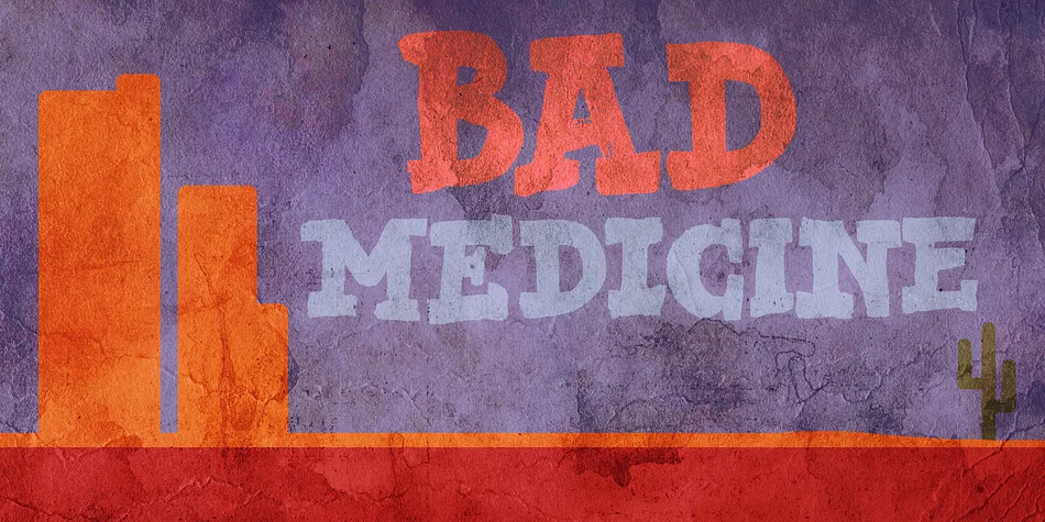Bad Medicine by Hanoded — Decorative Font