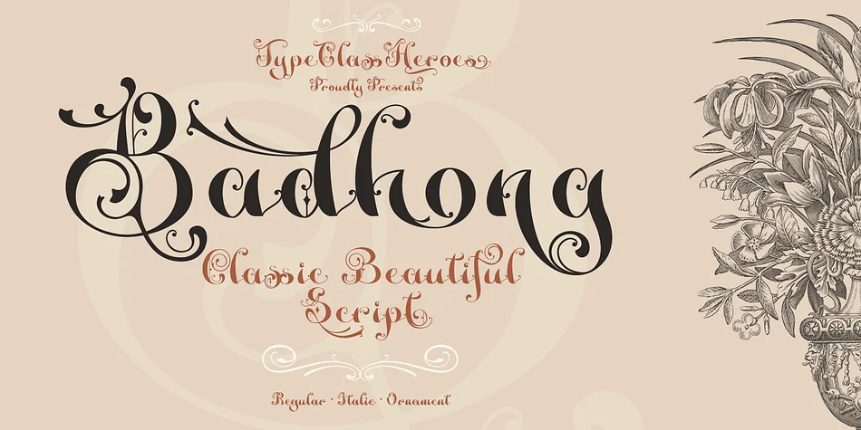Badhong by TypeClassHeroes — Decorative Font