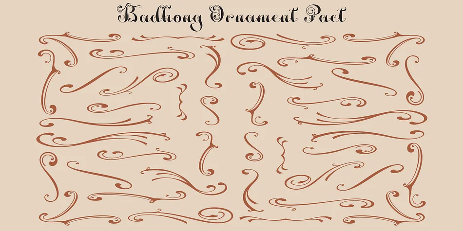 Badhong by TypeClassHeroes — Decorative Font — thumbnail 10