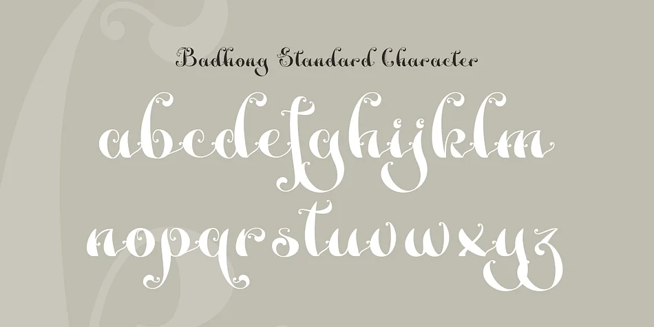 Badhong by TypeClassHeroes — Decorative Font — thumbnail 6