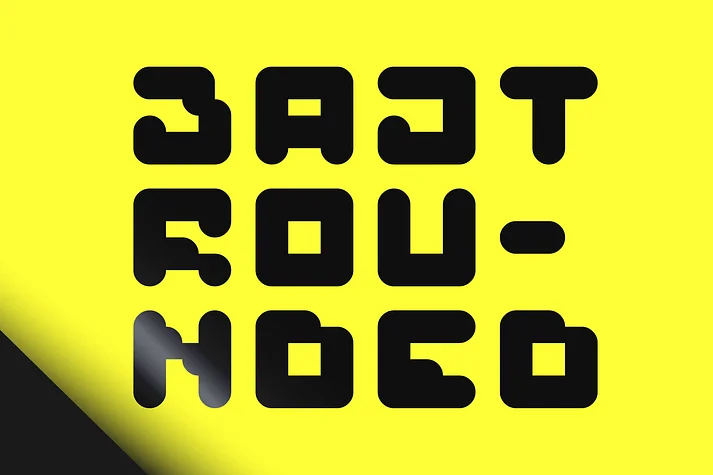 BAJT Rounded by Fontsphere β Display Font