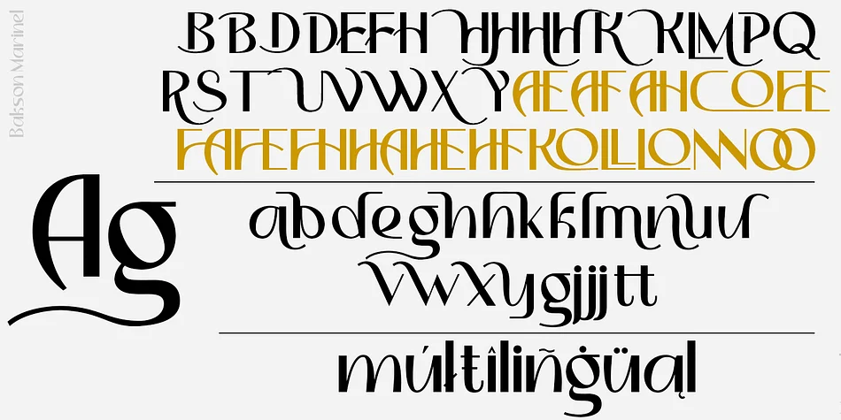 Bakson Marinel by TypeClassHeroes — Decorative Font — thumbnail 10